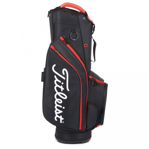 Titleist sac chariot cart 14 2022 black/black/red