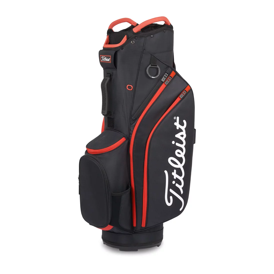 Titleist sac chariot cart 14 2022 black/black/red