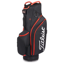 Titleist sac chariot cart 14 2022 black/black/red