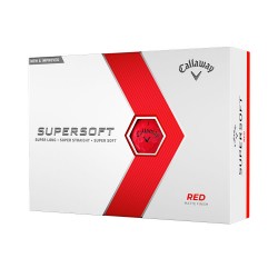 Callaway balles Supersoft rouges