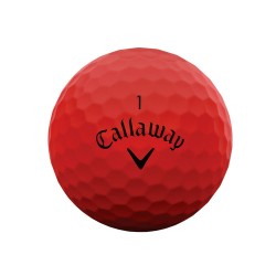 Callaway balles Supersoft rouges