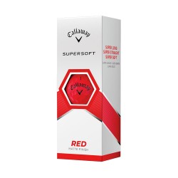 Callaway balles Supersoft rouges