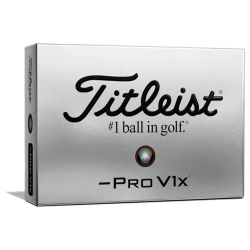 Titleist balles Pro V1x Left Dash