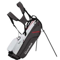 Taylormade sac de golf portable FlexTech gunmetal/white 2023 3