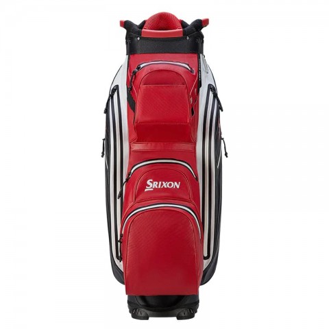 Srixon sac chariot Waterproof Cart rouge/blanc/noir avant