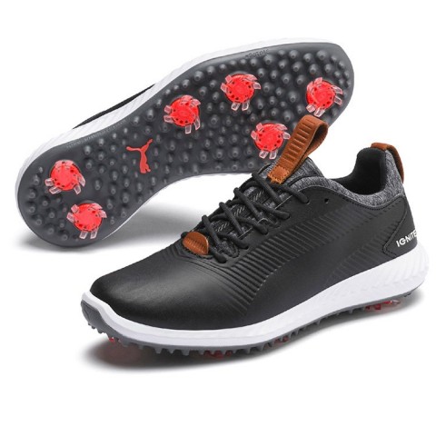 Chaussures de golf puma mod le ignite pweradapt noir enfant junior