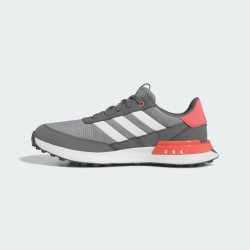 Adidas chaussures de golf S2G SL 2024 gris rouge vue de profil gauche