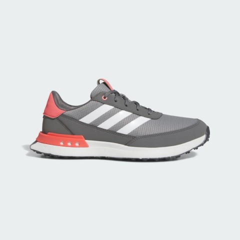 Adidas chaussures de golf gris rouge S2G SL 2024 vue de profil