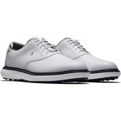 Footjoy chaussures Traditions Blanc/ Marine Wide 3