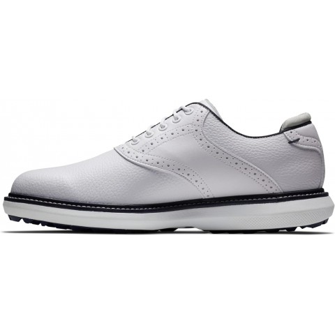 Footjoy chaussures Traditions Blanc/ Marine Wide 2