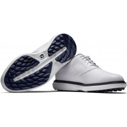 chaussures Traditions Blanc/ Marine Medium 4