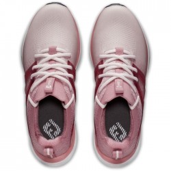 HyperFlex Rose / Blanc  paire vue de dessus