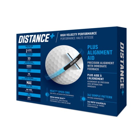 3 Douzaines Balles Taylormade Distance + boite arrière