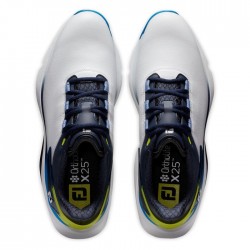 Pro SLX White Navy Blue paire vue de haut