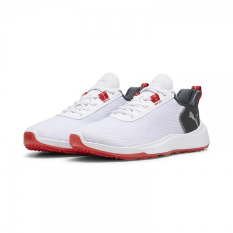 Fusion Crush sport White Dark coal vue paire