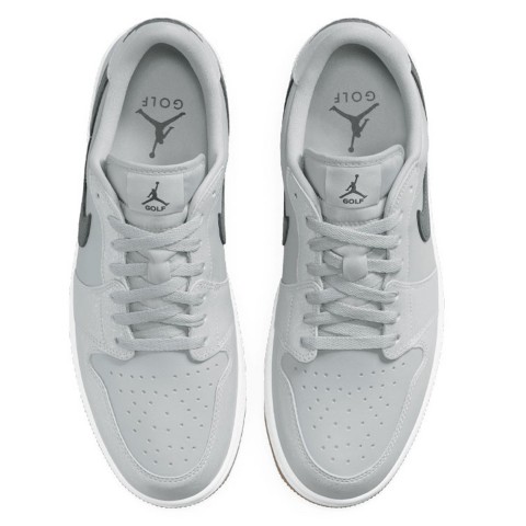 Jordan 1 Low G Grey vue paire dessus