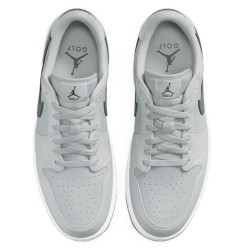 Jordan 1 Low G Grey vue paire dessus