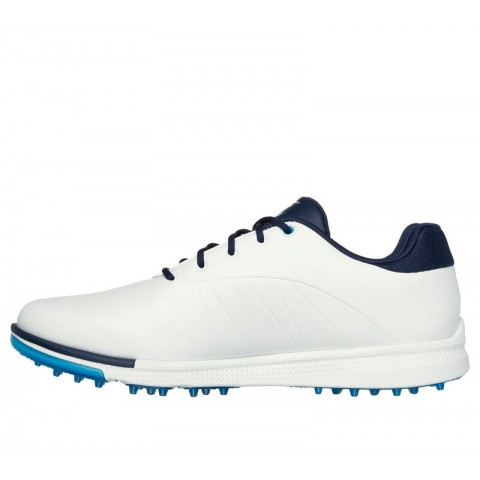 Skechers chaussures Go Golf Tempo White Navy face exterieure