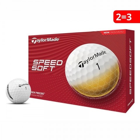 3 douzaines balles Taylormade SpeedSoft White