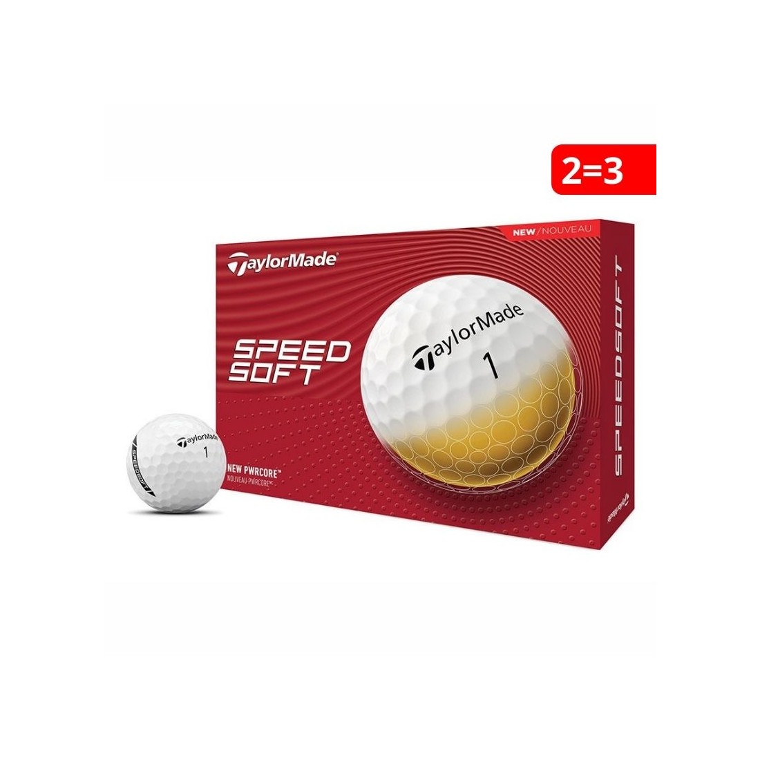 3 douzaines balles Taylormade SpeedSoft White