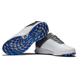 Footjoy chaussures Stratos black/white/blue Wide paire semelle