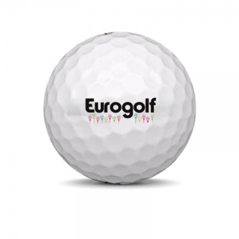 Callaway balles Supersoft blanches logo Eurogolf