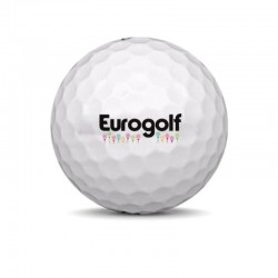 Callaway balles Supersoft blanches logo Eurogolf