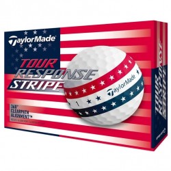 Taylormade balles Tour Response Stripe USA boite avant