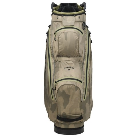 Callaway sac chariot Chev Dry 14 Olive Camo 24 vue de face