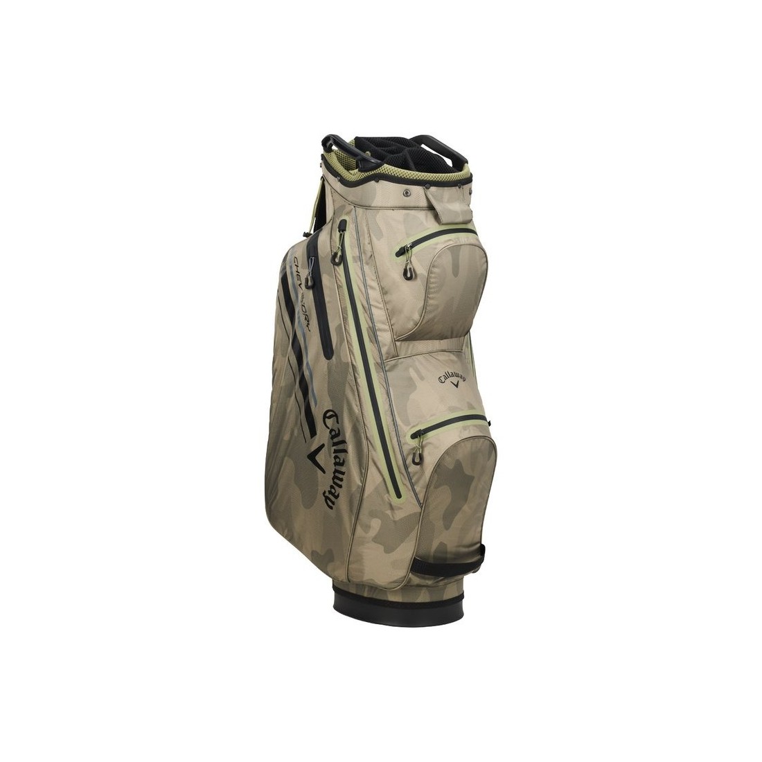 Callaway sac chariot Chev Dry 14 Olive Camo 24 gauche