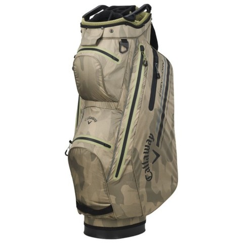 Callaway sac chariot Chev Dry 14 Olive Camo 24 vue gauche