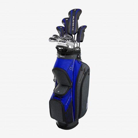 série golf Player Fit Wilson vue sac, clubs, couvres-clubs