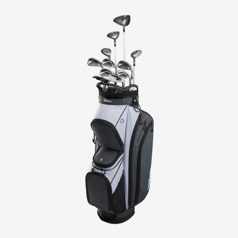 Wilson Player Fit sac chariot Graphite Femme package