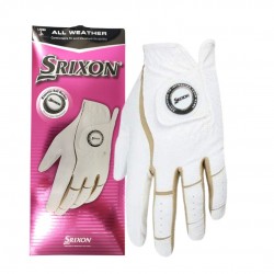 Srixon gants AllWeather Lady Marker Blanc pour droitière + boite