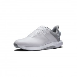 Footjoy chaussures ProLite White Grey BOA Femme exterieur 3/4