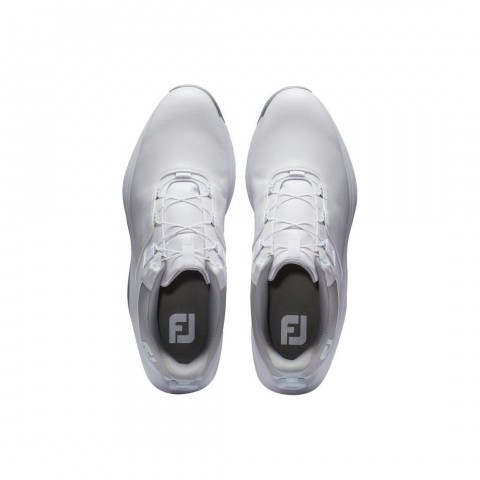 Footjoy chaussures ProLite White Grey BOA Femme paire vue de haut