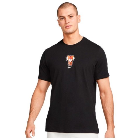 Nike Tee-shirt Tiger Woods Frank Noir vue principale