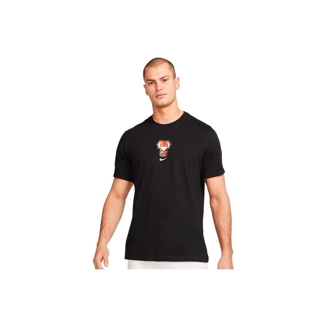 Nike Tee-shirt Tiger Woods Frank Noir vue principale