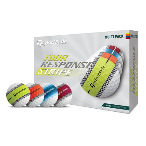 Taylormade balles Tour Response Stripe Multipack boite avant