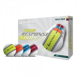 Taylormade balles Tour Response Stripe Multipack boite avant