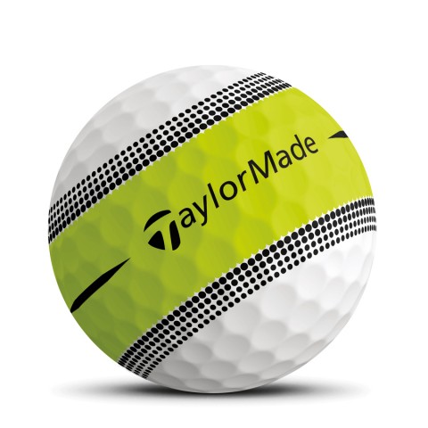 Taylormade balle Tour Response Stripe jaune