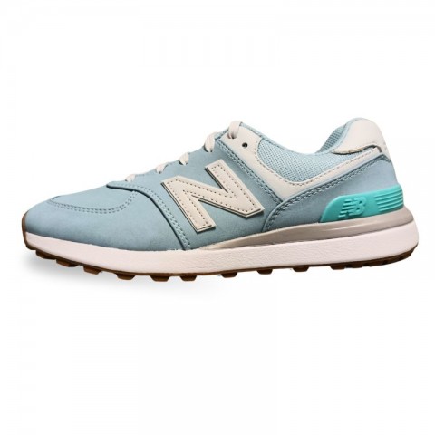 New Balance chaussures 574 Greens V2 Light/Blue femme vue de droite