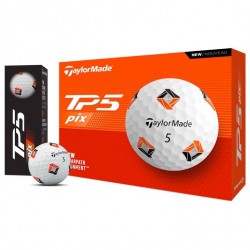 3 Douzaines balles Taylormade TP5 Pix vue boites