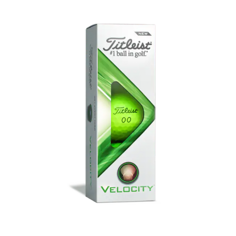 Titleist balles Velocity vertes