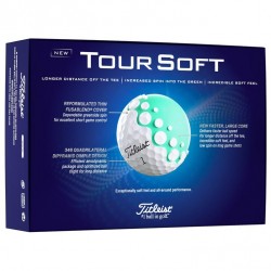 Titleist balles Tour Soft White arrière