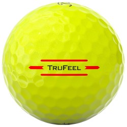 Titleist balles de golf TruFeel Jaune vue principale vue balle 1