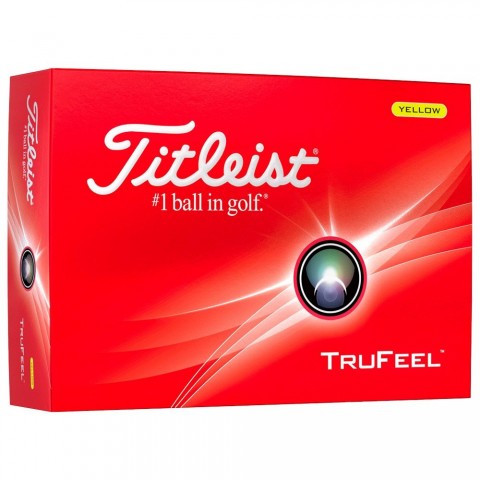 Titleist balles de golf TruFeel Jaune vue principale