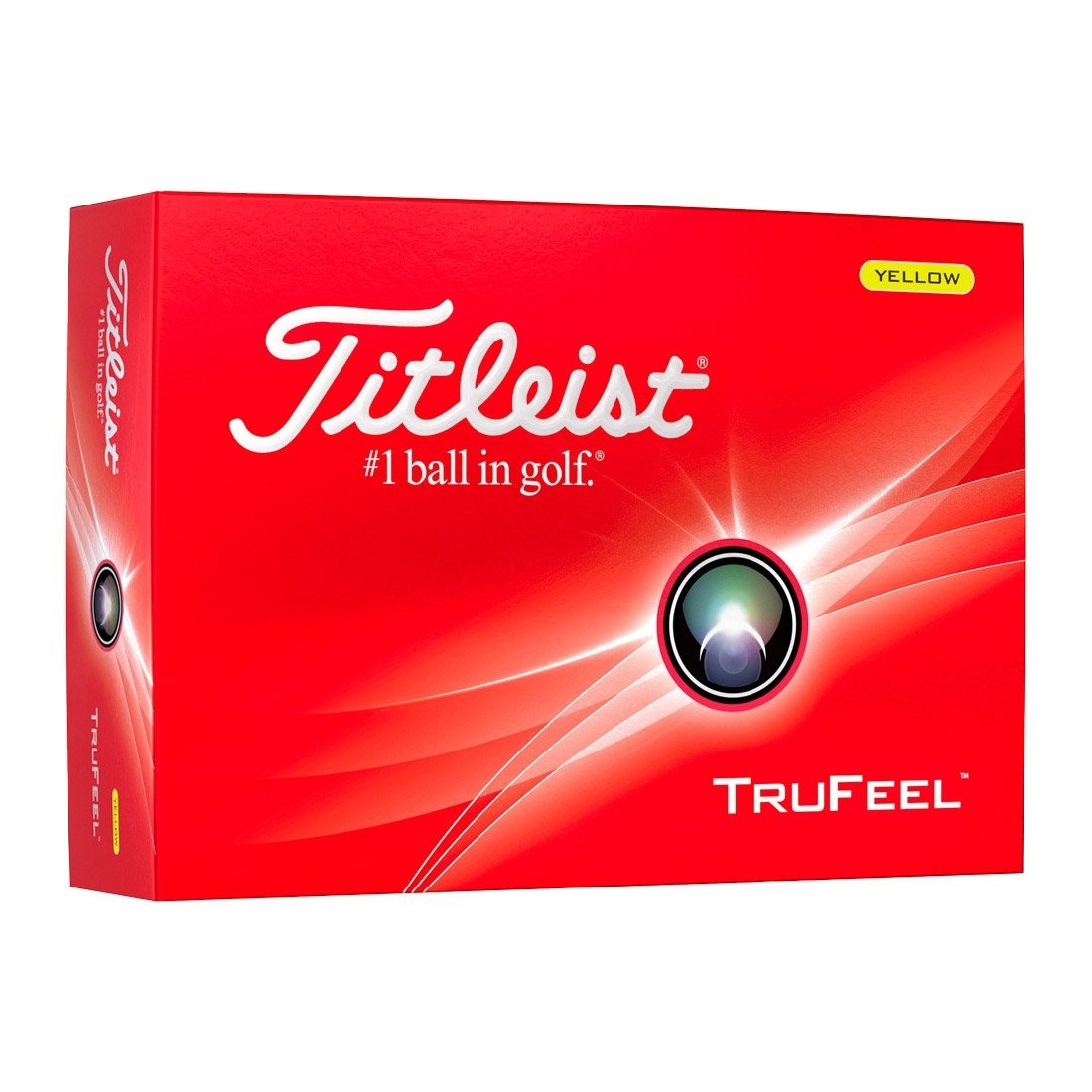 Titleist balles de golf TruFeel Jaune vue principale