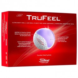 Titleist balles de golf TruFeel blanche boite arrière