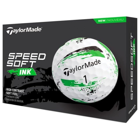 Taylormade balles SpeedSoft Ink Verte vue principale